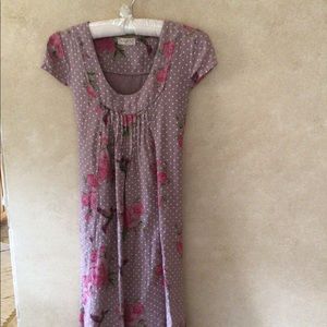 Italian linen floral dress by Talia Benson